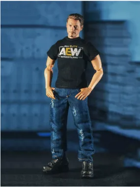 1/12 Fashion Jeans & Printed T-shirt Set - Clothes Suitable for 6'' Inch Action Figures