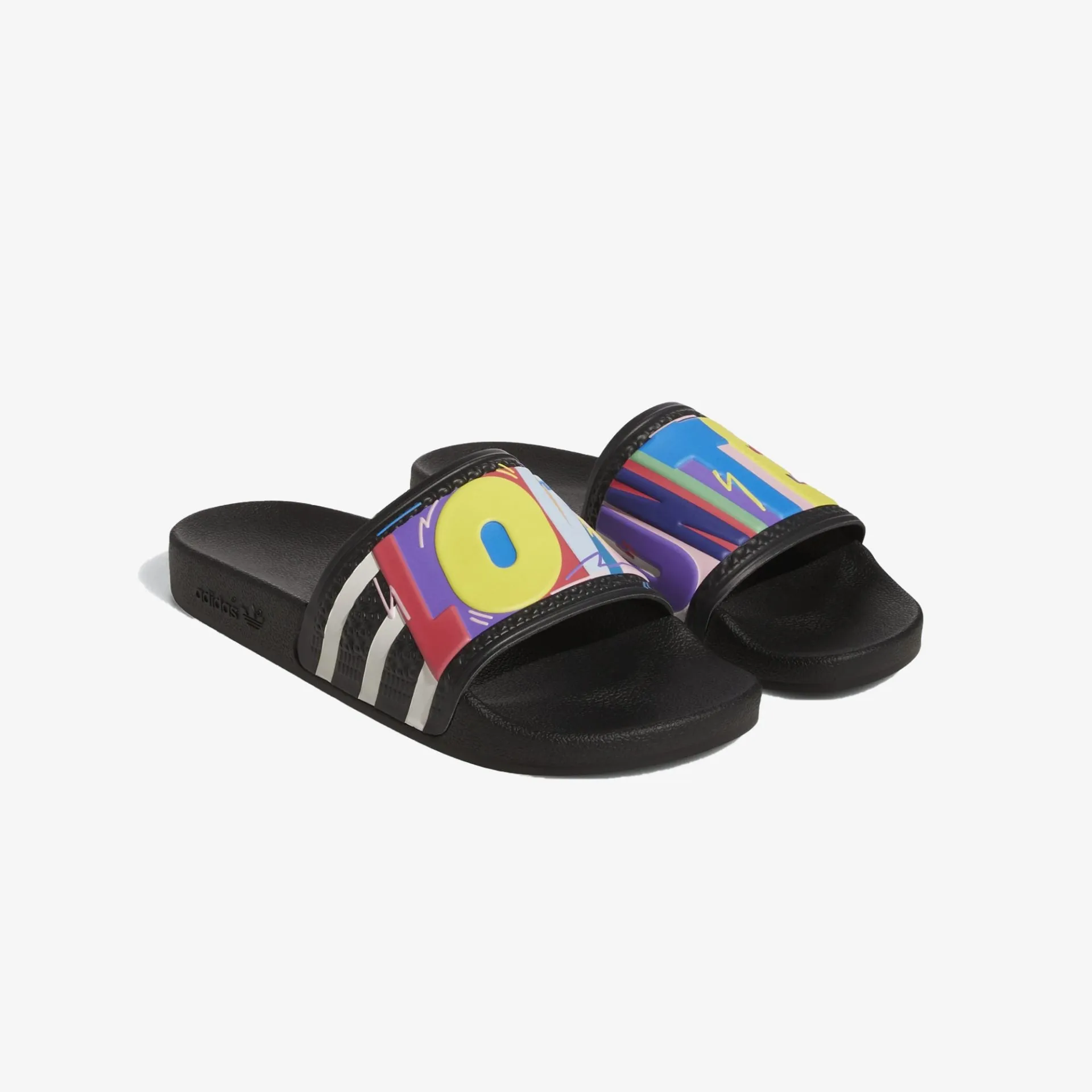 Adidas Originals | ADILETTE PRIDE  { BLACK