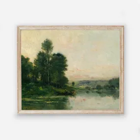 At the Lakes Edge - Vintage Wall Art