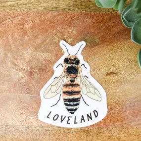 Bee Loveland 3 Inch Art Sticker