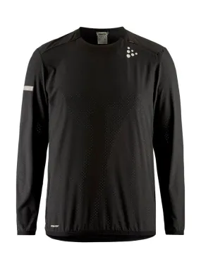 Craft Men's Hypervent Long Sleeved Wind Top 2 Black SS24