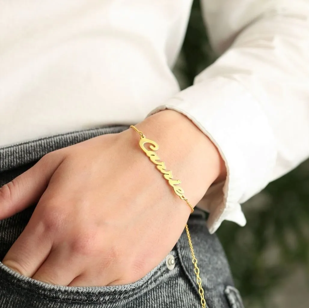 'Di Moda' Name Bracelet