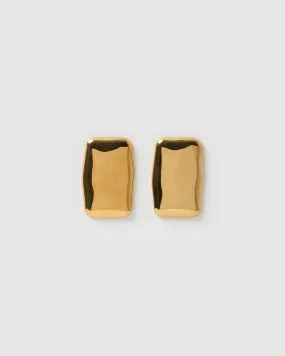 Izoa Brooklyn Stud Earrings Gold