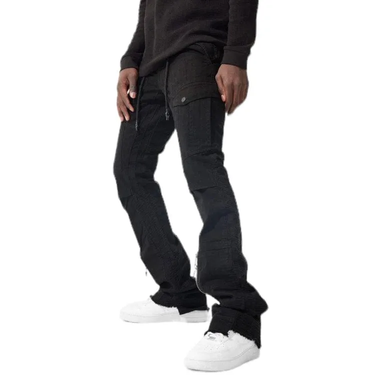 Jordan Craig Martin Stacked Aviation Cargo Pants (Black) JTF220