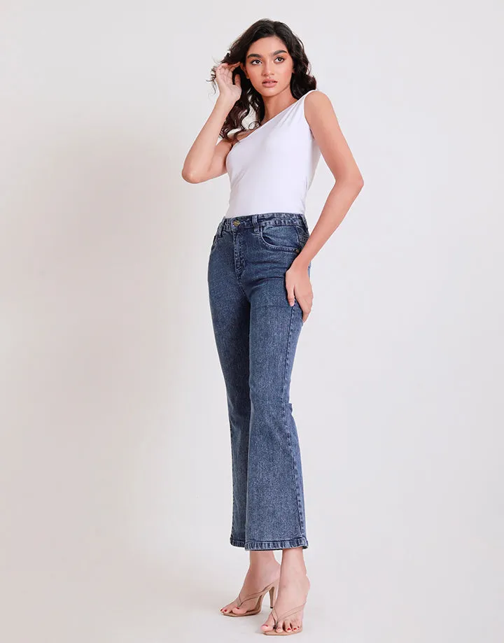 Ladies Hight Rice Slim Bootcut Jean 211A