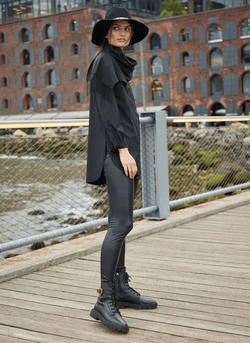 Lysse Schiffer Button Down in Black