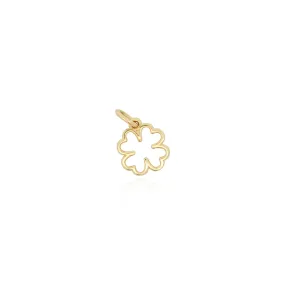 Mini Gold Clover Charm