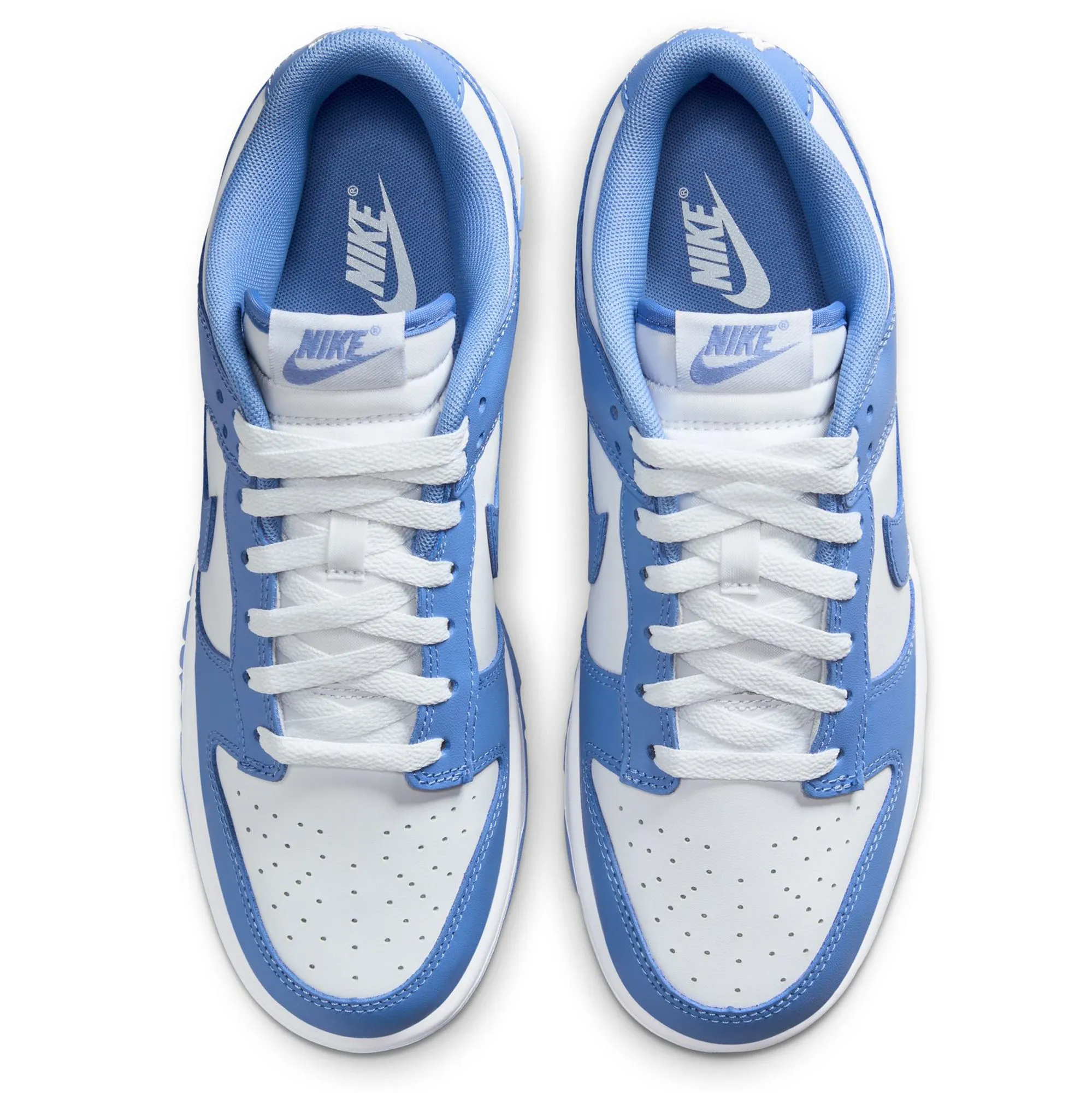 Nike Men's Dunk Low Retro Shoes - Polar Blue / White