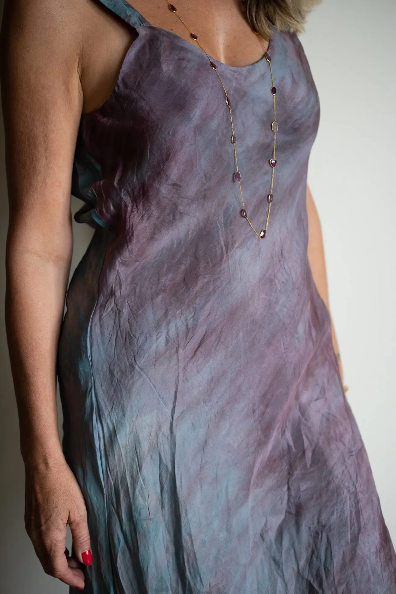 Ocean Dye Silk Dress