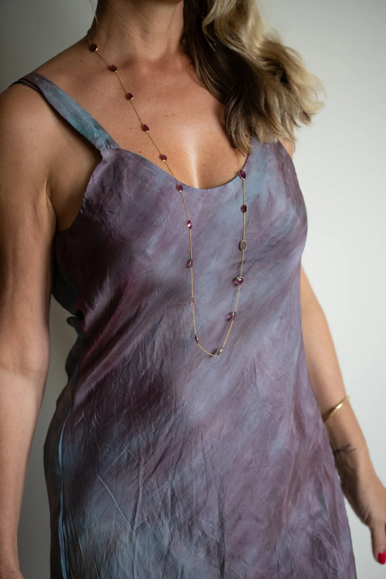 Ocean Dye Silk Dress