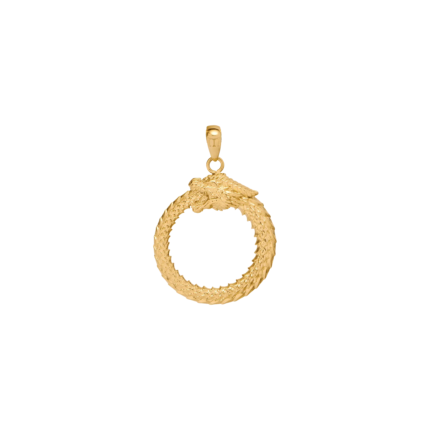 Ouroboros Pendant - Gold