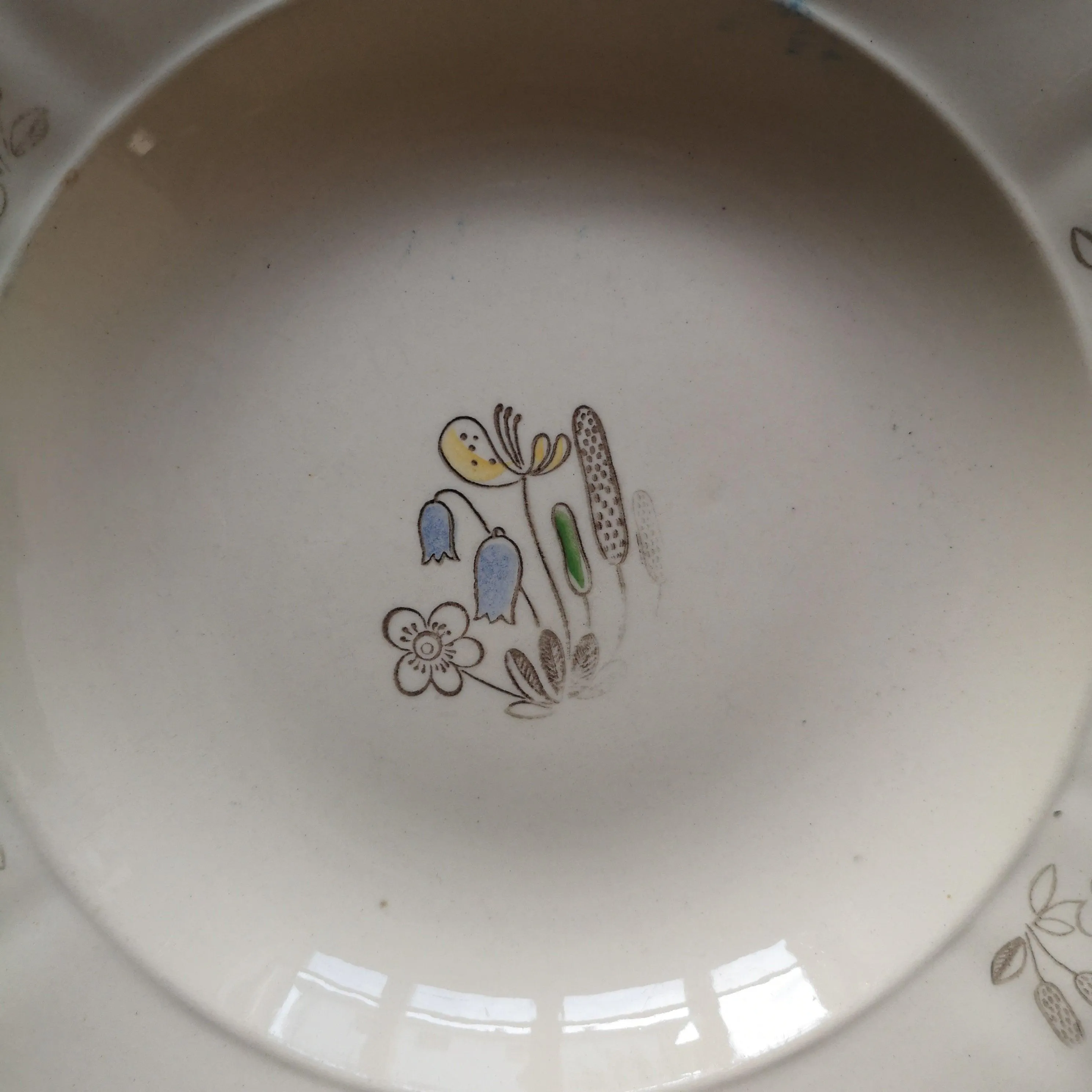 Rrstrand | Vintage plate ロールストランド Blomster ヴィンテージ深皿4