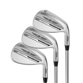 Titleist Vokey SM10 Tour Chrome Wedge Steel Shaft - 3 Pack