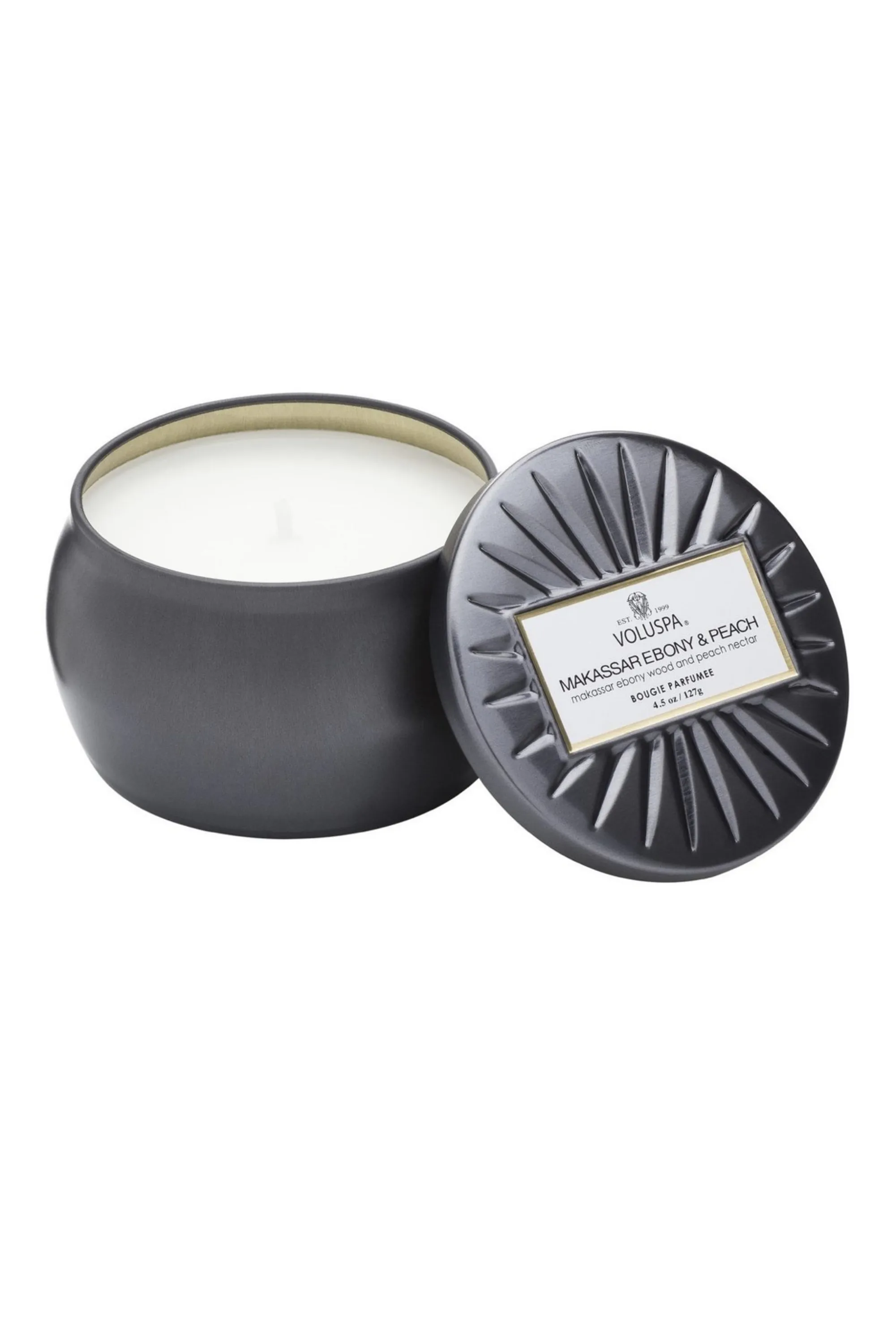 Voluspa Makassar Ebony & Peach Candle